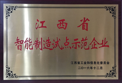 江西省智能制造試點(diǎn)示范企業(yè)